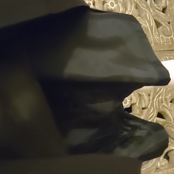 Molly B Black Strapless Chic Dress With Detachable Belt and Intricate Detailing - Picture 16 of 17